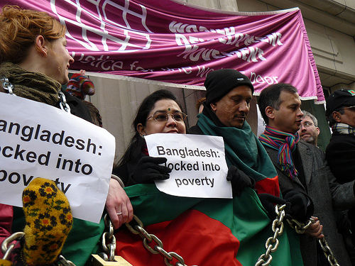 DFID Bangladesh protest2